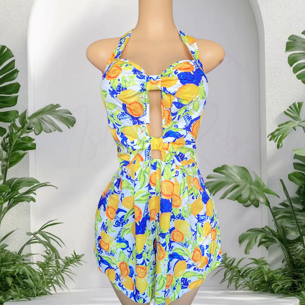 Lemon Drop Plus Romper