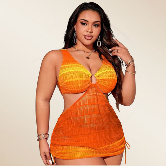 Foxy Plus Swimsuit Set