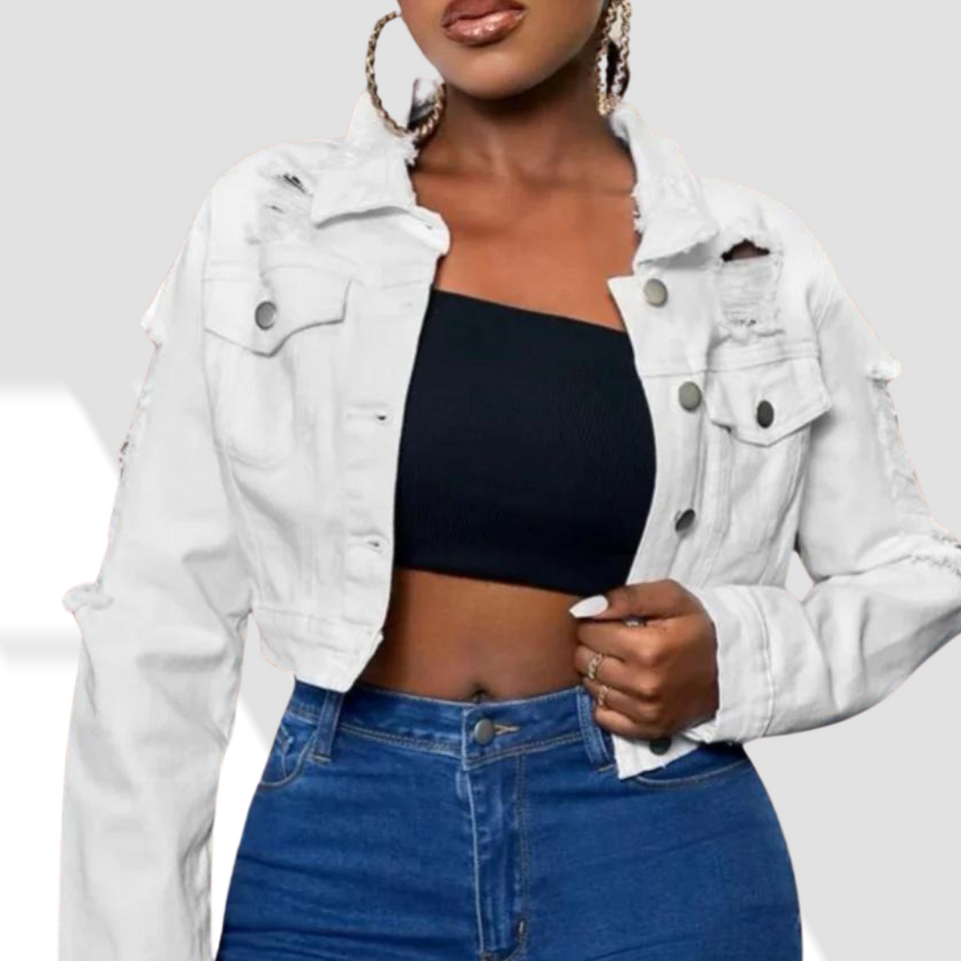 White Denim Jacket