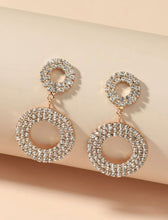 Load image into Gallery viewer, Small Circle Drop Earrings
