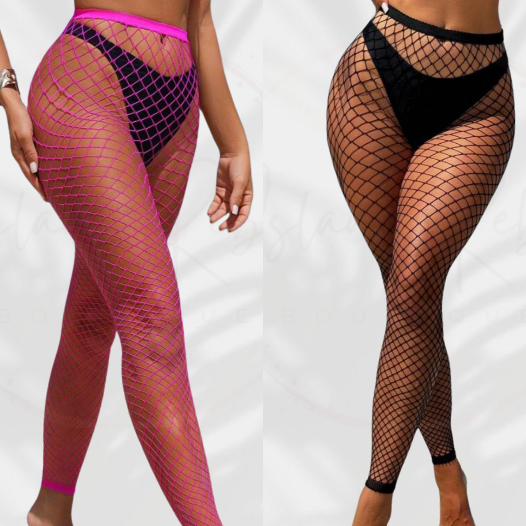 Fishnet Coverup Pants