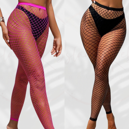 Fishnet Coverup Pants