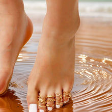 Load image into Gallery viewer, 12Pcs Gold Toe Rings
