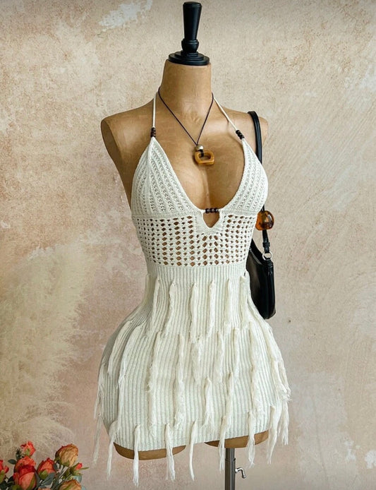 Peach Blossom Mini Dress