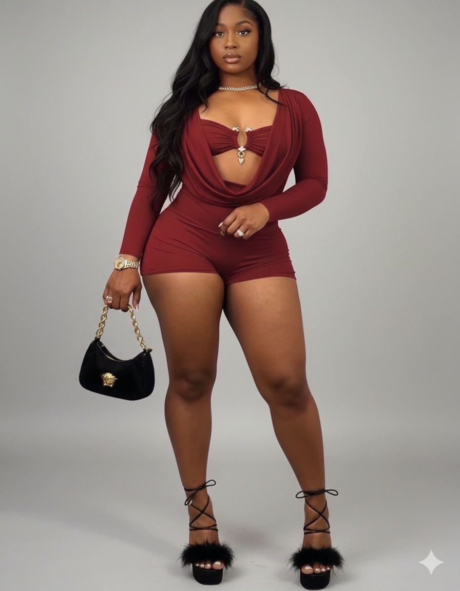 Main Character Plus Romper