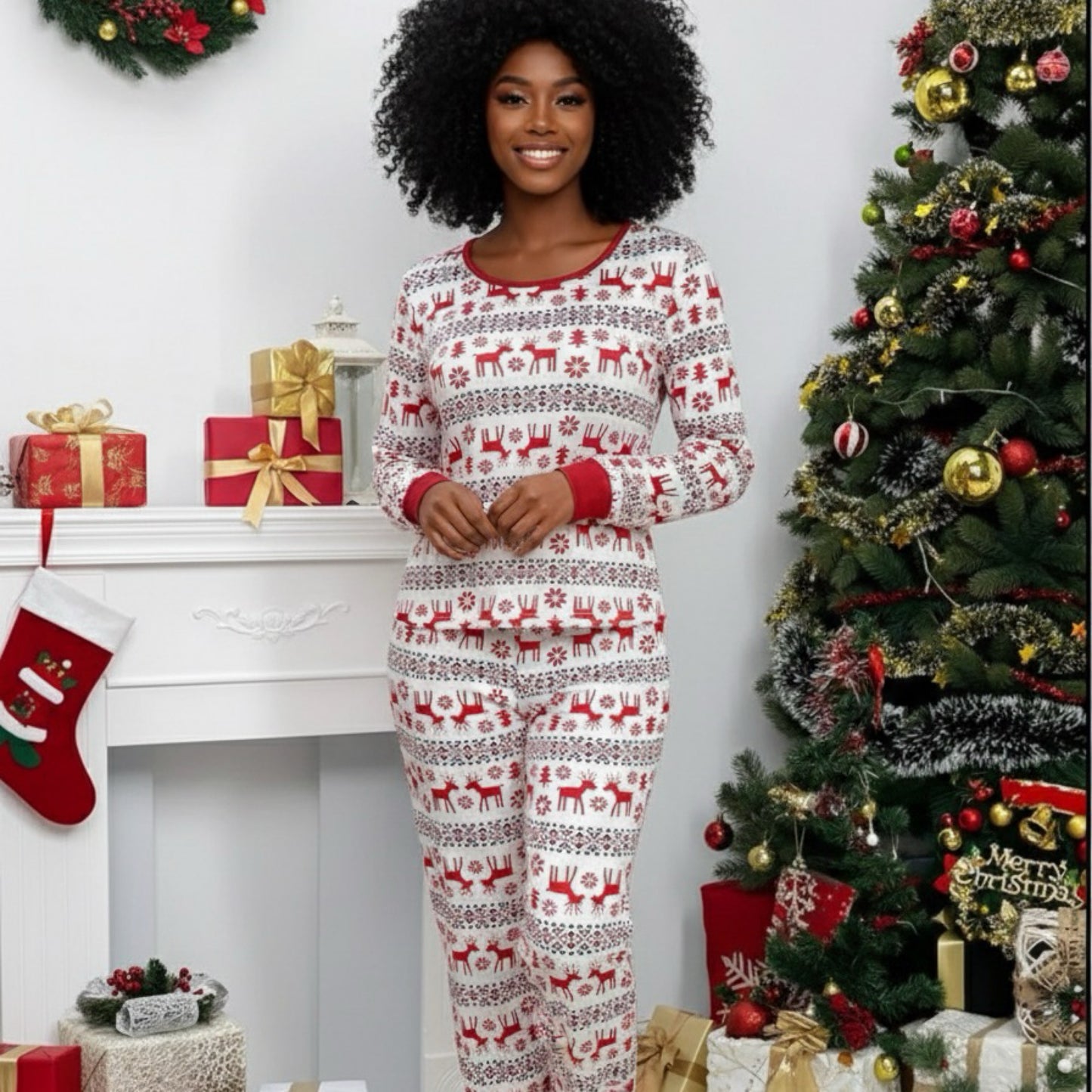 Sleighbells Pajama Set