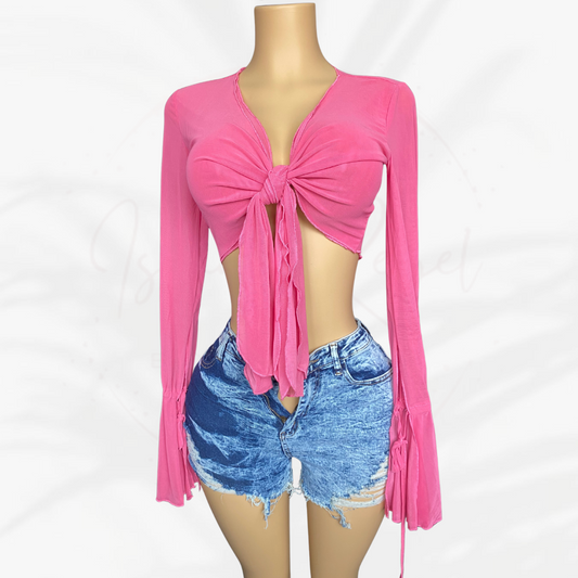 Denim Short Set
