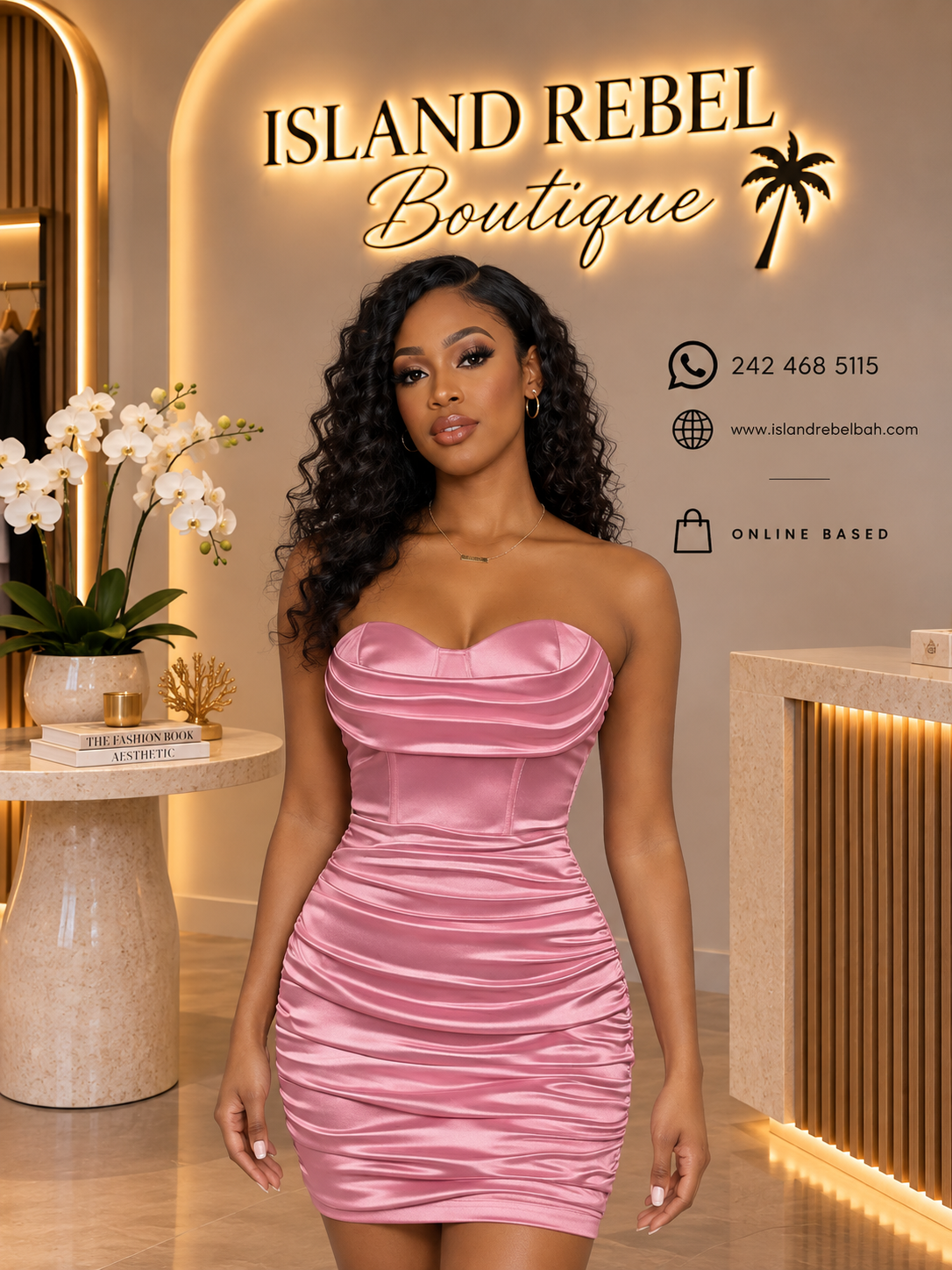 Bubble Gum Mini Dress