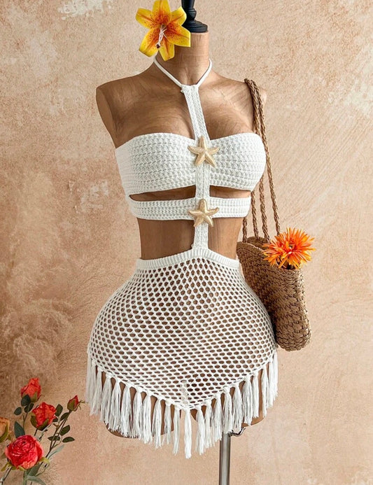 Island Muse Crochet Dress