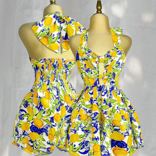 Lemon Drop Plus Romper