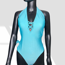 Load image into Gallery viewer, Halter Plus Swimsuit
