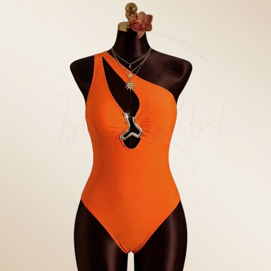 Pumpkin Spice Plus Swimsuit