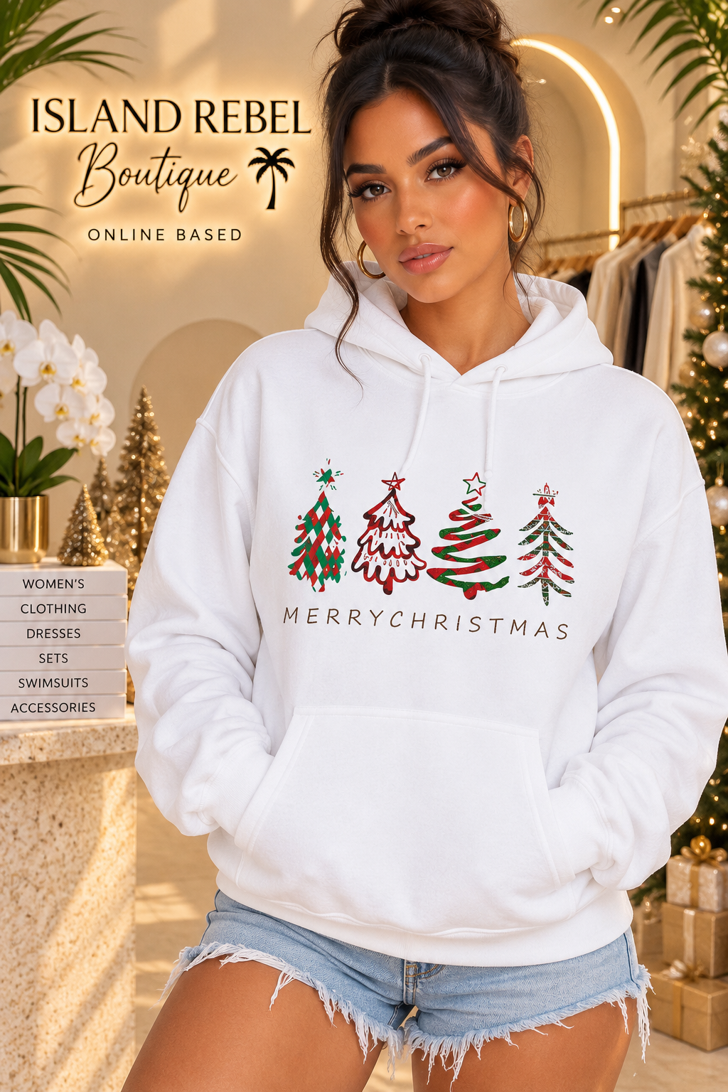 White Christmas Hoodie