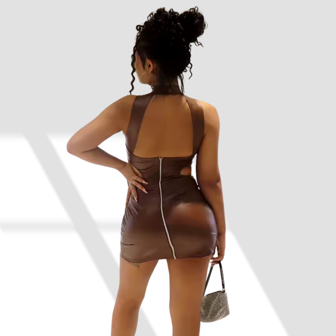 Mocha Babe Mini Dress