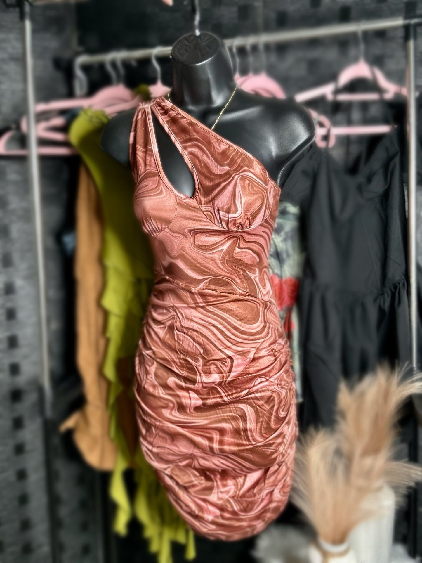 Caramel Drop Mini Dress