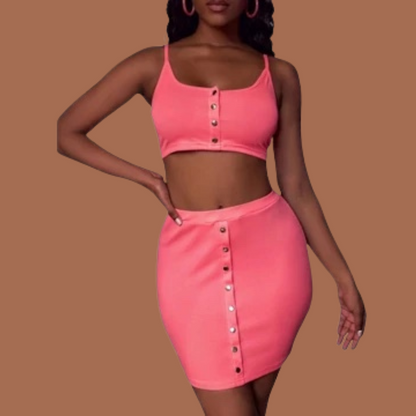 Bubblegum Skirt Set