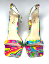 Load image into Gallery viewer, Square Open Toe High Heels
