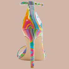 Load image into Gallery viewer, Square Open Toe High Heels
