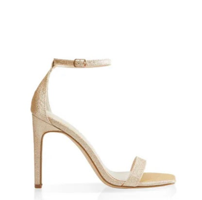 Square Open Toe High Heels