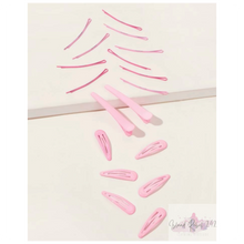 Load image into Gallery viewer, Pink Hair Clips &amp; Bobby Pins

