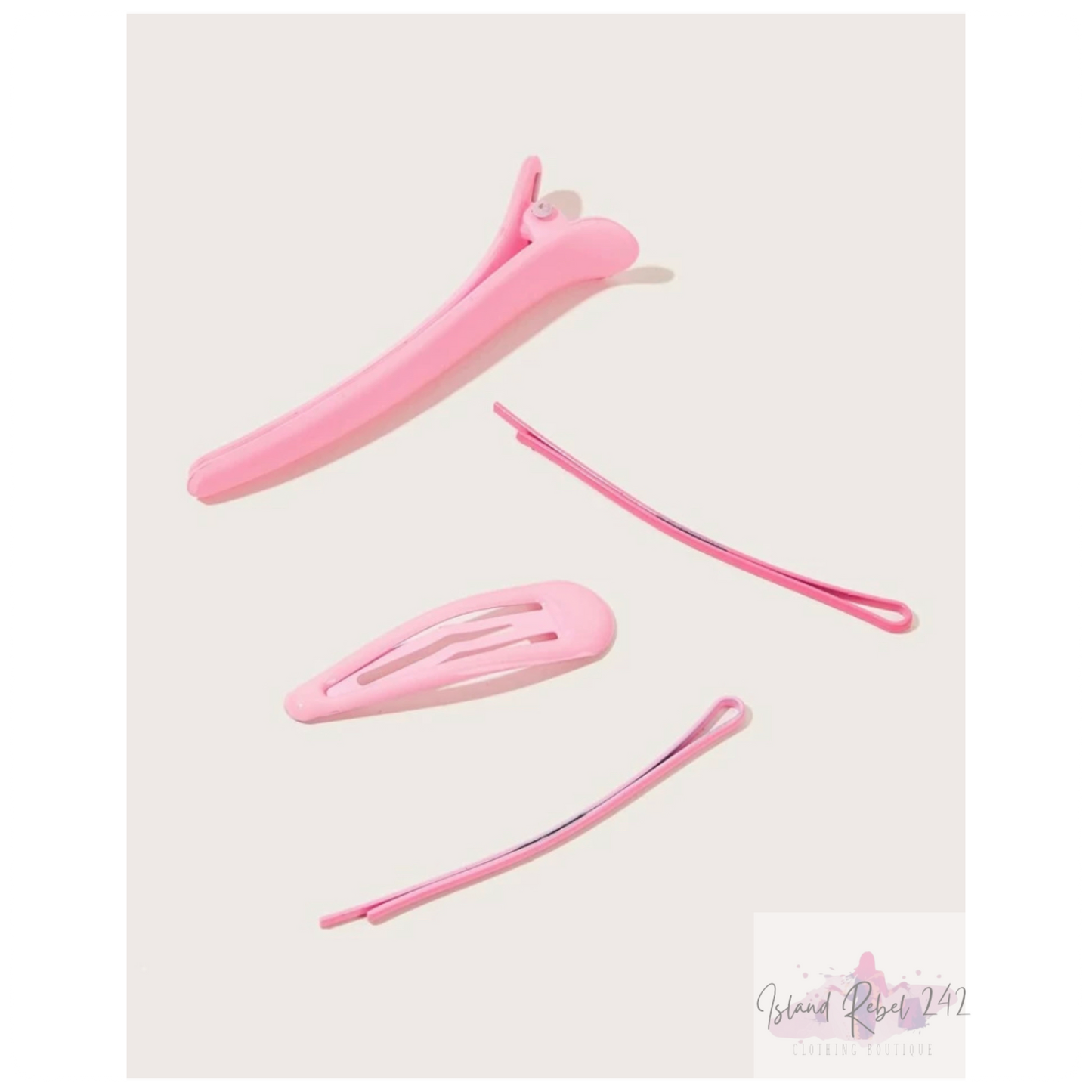 Pink Hair Clips & Bobby Pins