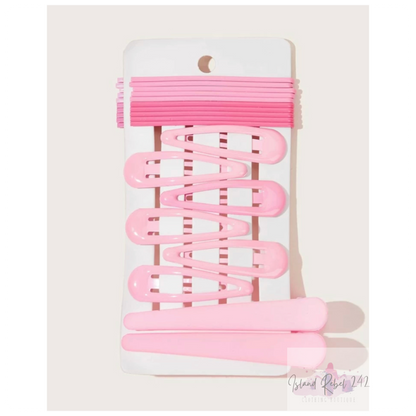Pink Hair Clips & Bobby Pins