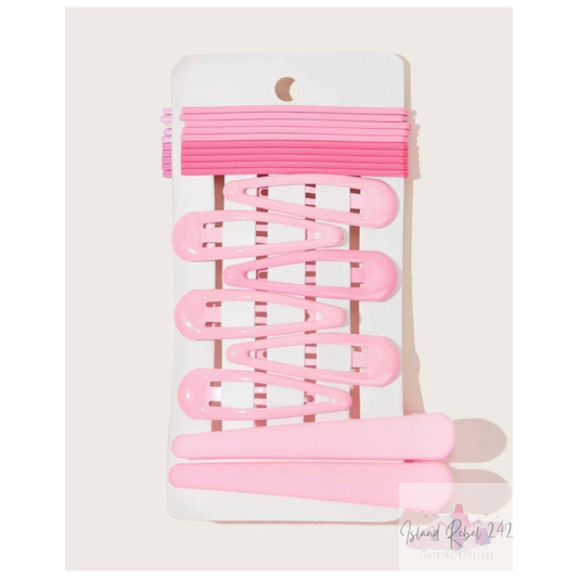 Pink Hair Clips & Bobby Pins